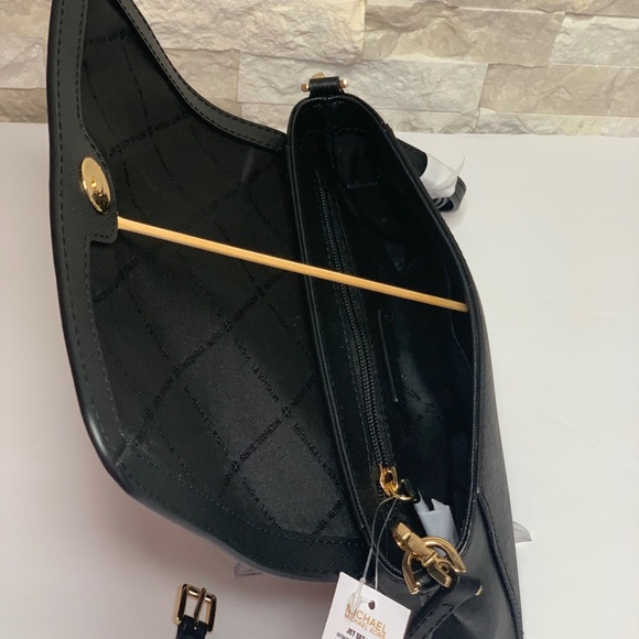 Michael Kors Bag JSI MD Conv Chn Pouchtte Black - Picture 13 of 16